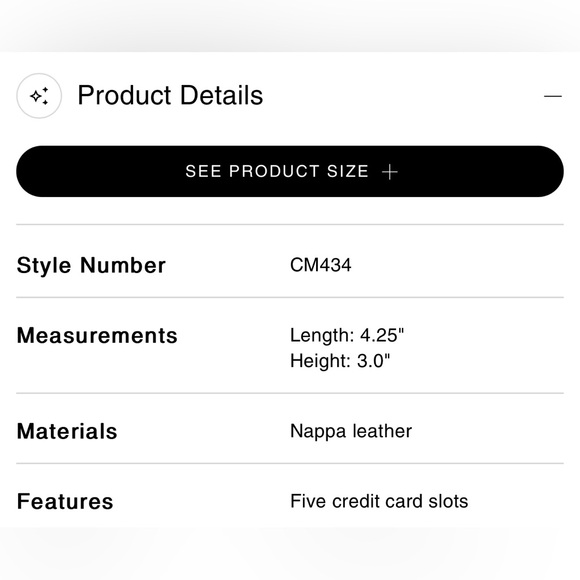 Coach Essential Card Cade with Pillow Quilting in Chalk - Picture 3 of 5